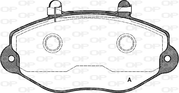 OPEN PARTS Jarrupala, levyjarru BPA0392.02